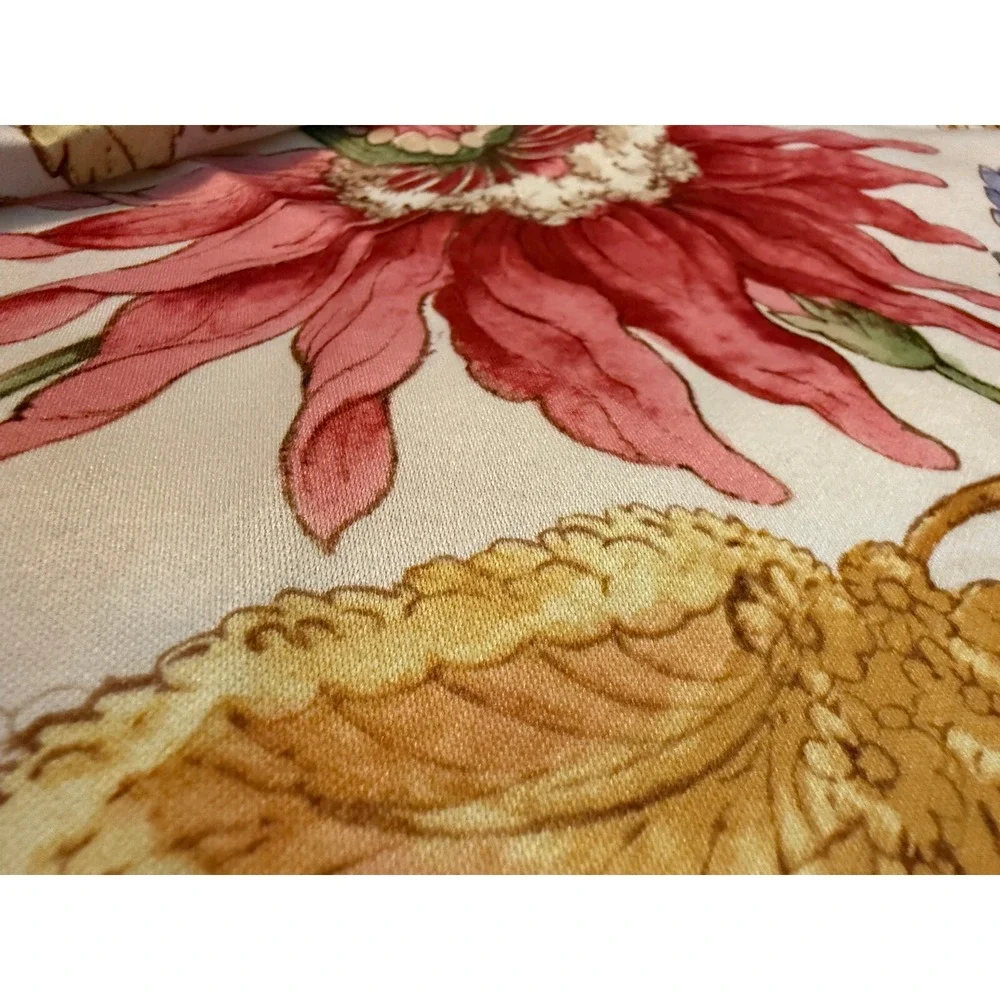 Vintage Floral Botanical 3.2 yards Fabric design 57